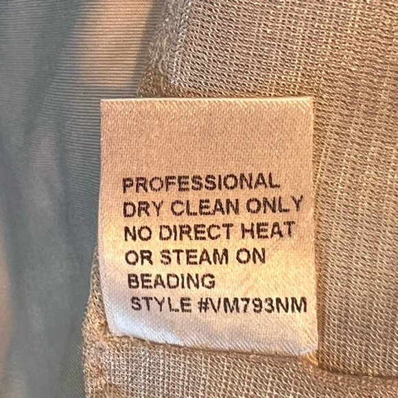 Mignon Light Grey Evening/Party Gown with Rhinestones - Picture 11 of 15